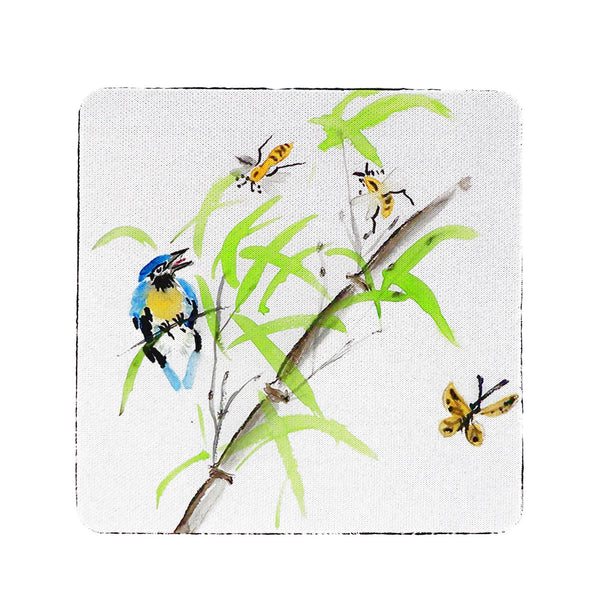 Birds & Bees II Coaster Set of 4