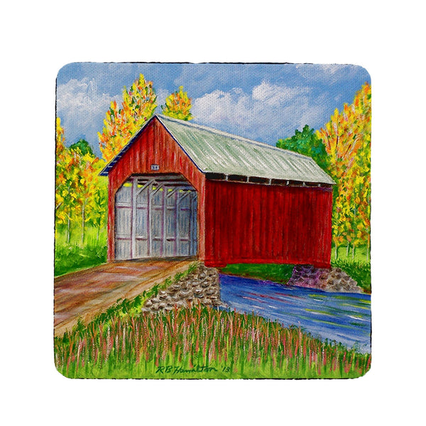 Dick's Covered Bridge Coaster Set of 4