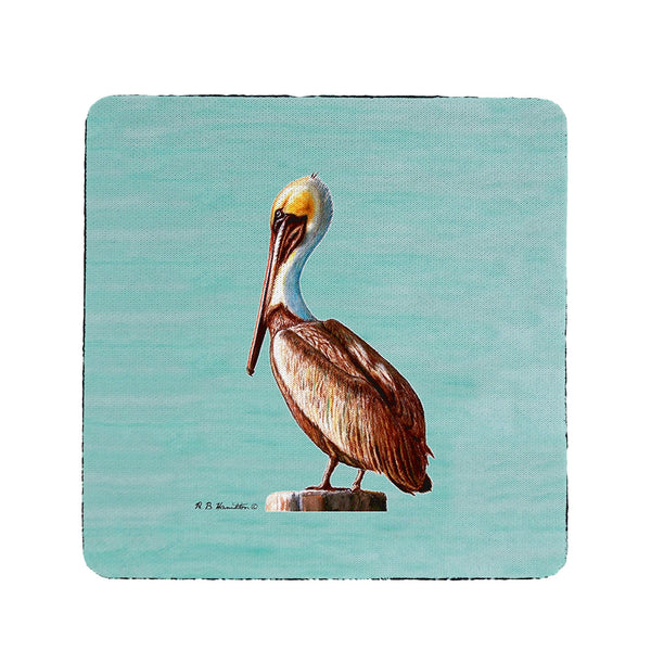Pelican - Teal Coaster Set of 4