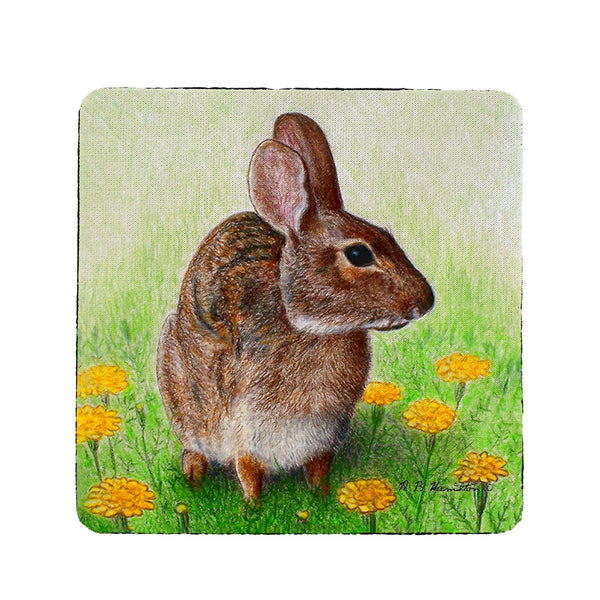 Rabbit Left Coaster Set of 4