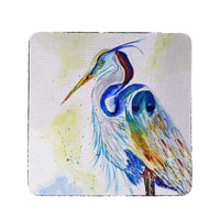 Watercolor Heron Coaster Set of 4