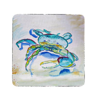 Blue Fiddler Crab Coaster Set of 4