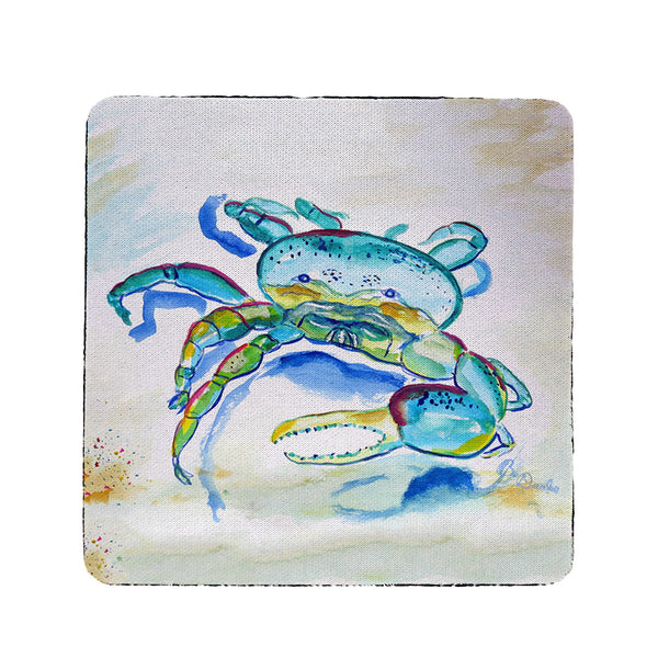 Blue Fiddler Crab Coaster Set of 4