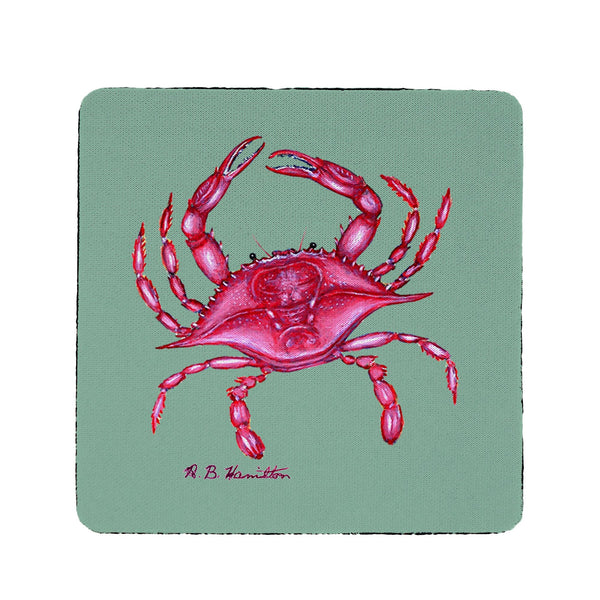 Pink Crab Coaster Set of 4