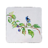 Birds and Blackberries Coaster Set of 4