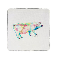 Pink Pig Coaster Set of 4