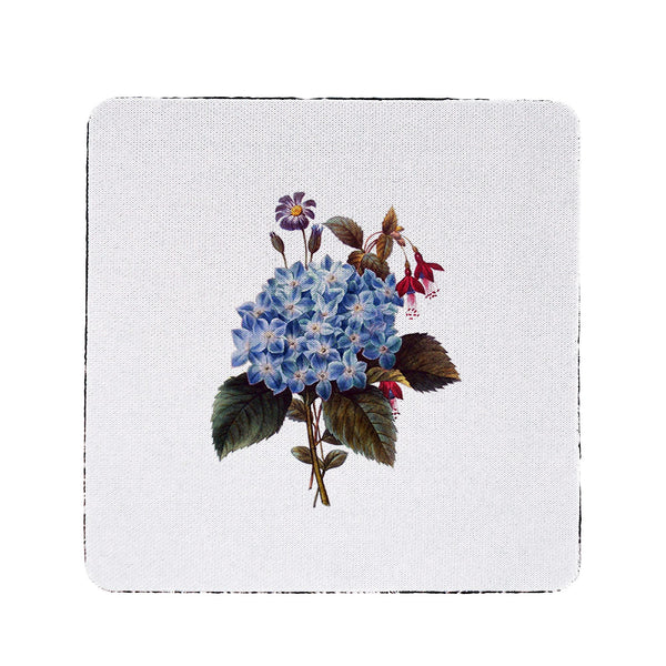 Blue Hydrangea Coaster Set of 4