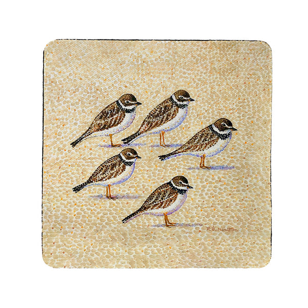 Five Sandpipers Coaster Set of 4