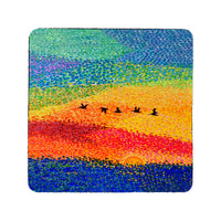 Pelican Sunset Coaster Set of 4