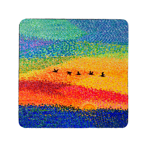 Pelican Sunset Coaster Set of 4
