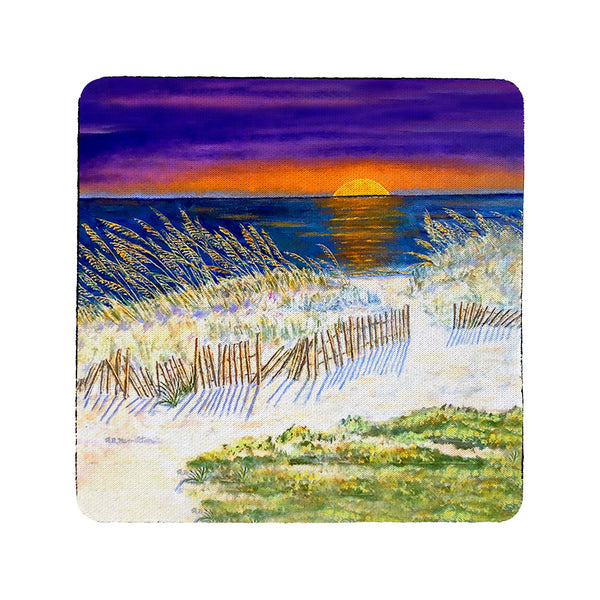Sea Oats Moonrise II Coaster Set of 4