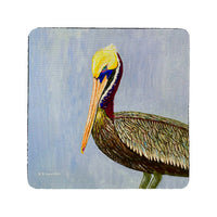 Pelican Portrait Coaster Set of 4