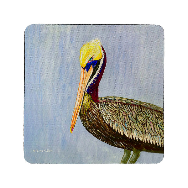 Pelican Portrait Coaster Set of 4