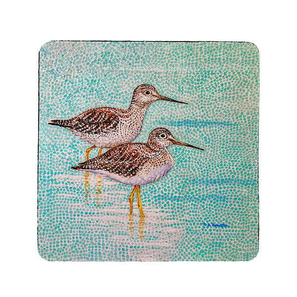 Yellow Legs Sandpipers Coaster Set of 4