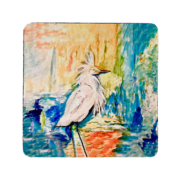 Wild Egret Coaster Set of 4