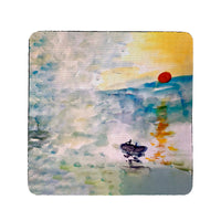 Abstract Sunset Coaster Set of 4