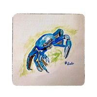 Blue Land Crab Coaster Set of 4