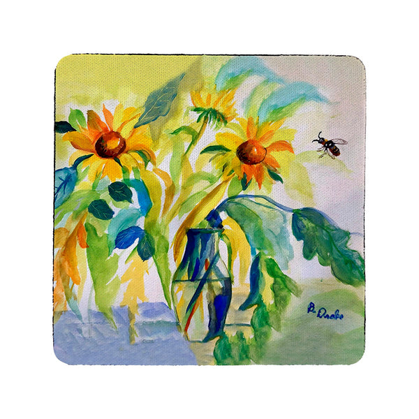 Sunflowers & Bee Coaster Set of 4