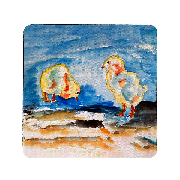 Two Chicks Coaster Set of 4