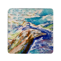 Dolphin Portrait Coaster Set of 4