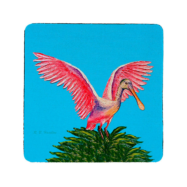 Spoonbill Wings Coaster Set of 4