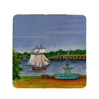 Chestertown, MD College Coaster Set of 4