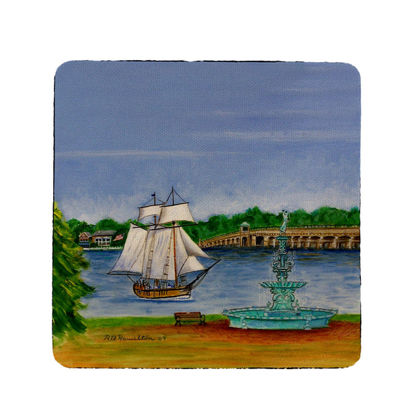 Chestertown, MD College Coaster Set of 4