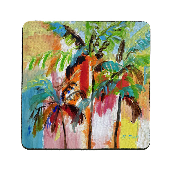 Palms in Red Coaster Set of 4