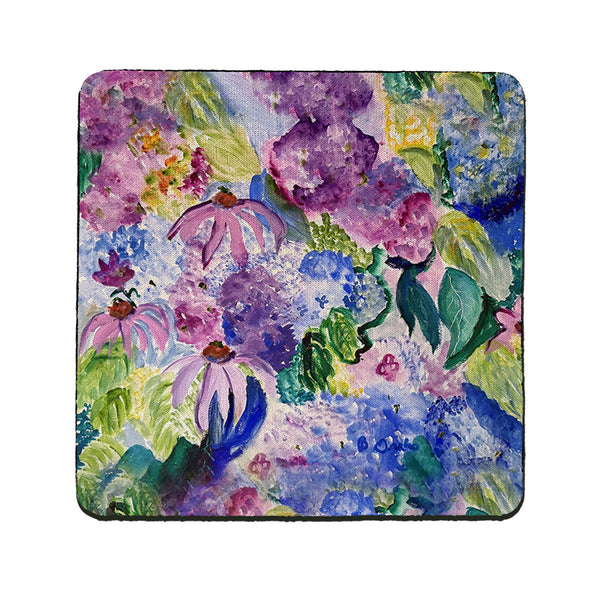 Cone Flowers III Coaster Set of 4