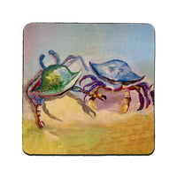 Betsy's Two Crabs Coaster Set of 4