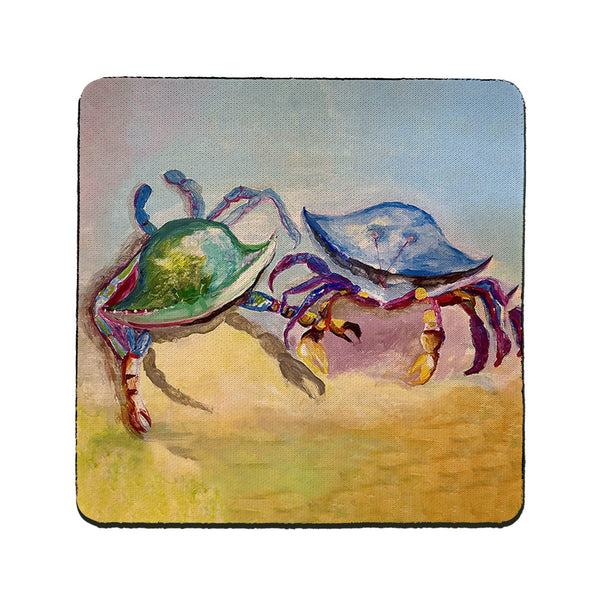 Betsy's Two Crabs Coaster Set of 4