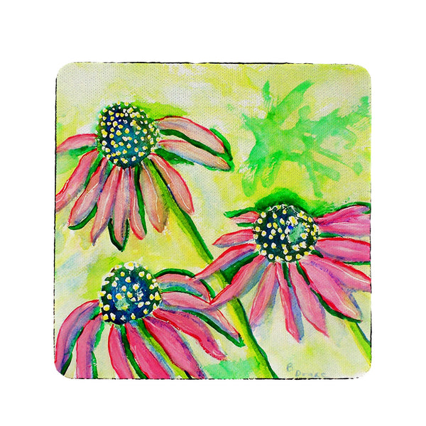 Cone Flowers Coaster Set of 4