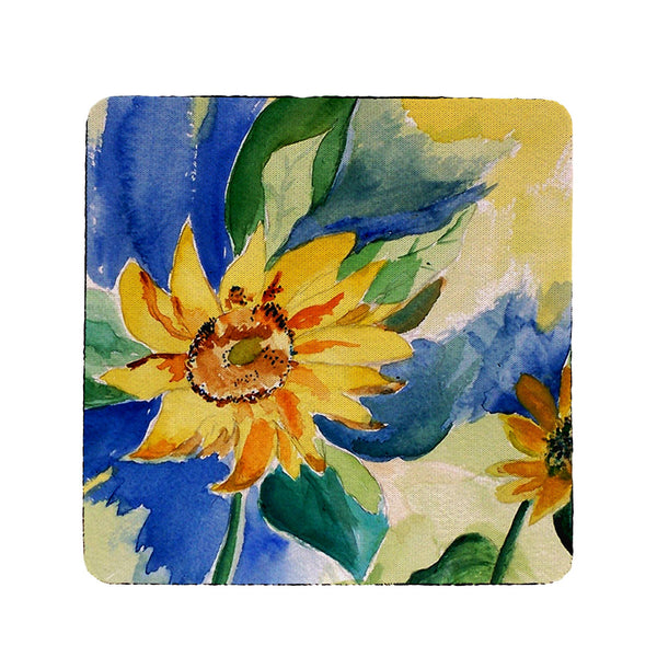 Betsy's SunFlower Coaster Set of 4