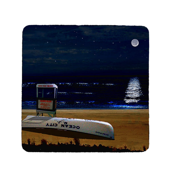 Ocean City Beach Coaster Set of 4