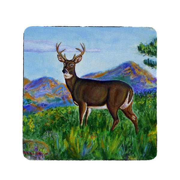 Deer in Mountains Coaster Set of 4