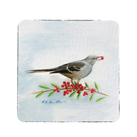 Mockingbird & Berries Coaster Set of 4
