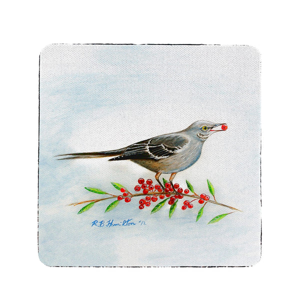 Mockingbird & Berries Coaster Set of 4