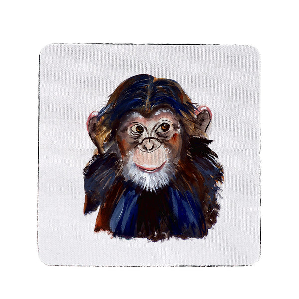 Chimpanzee Coaster Set of 4