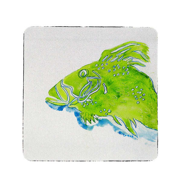 Green Fish Coaster Set of 4