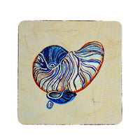 Betsy's Nautilus Coaster Set of 4
