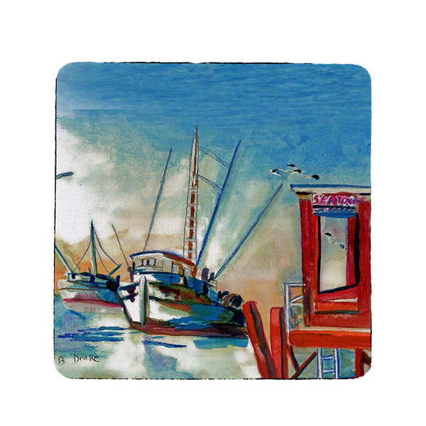 Shrimp Boat Coaster Set of 4