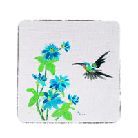Flower & Hummingbird Coaster Set of 4