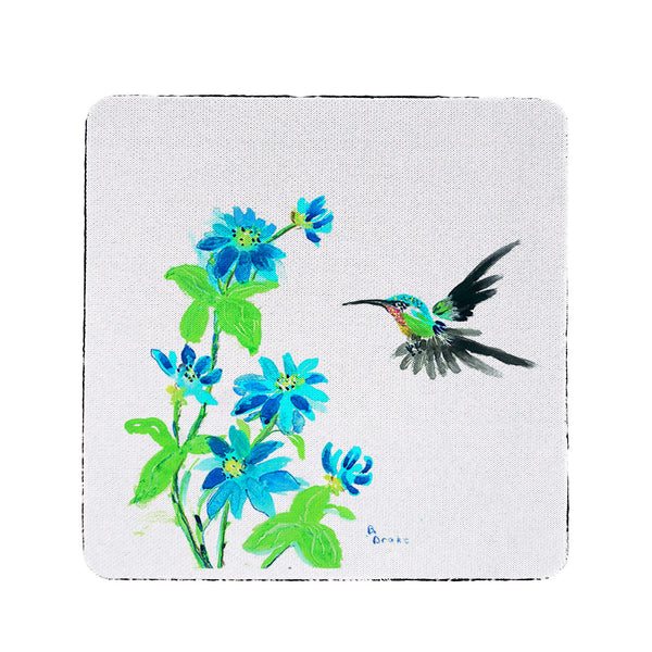 Flower & Hummingbird Coaster Set of 4