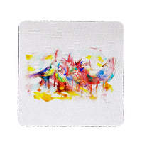 Abstracat Sea Gulls Coaster Set of 4