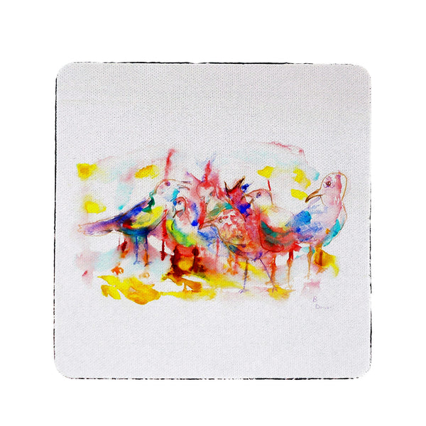 Abstracat Sea Gulls Coaster Set of 4