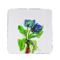 Blue Tulips Coaster Set of 4