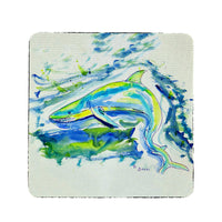 Green Shark Coaster Set of 4