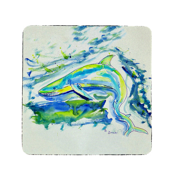 Green Shark Coaster Set of 4