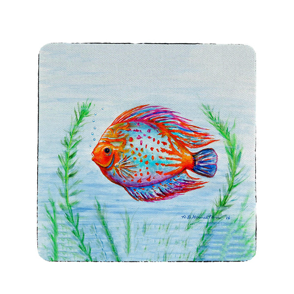 Orange Fish Coaster Set of 4