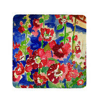 Hollyhocks Coaster Set of 4